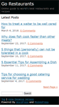 Mobile Screenshot of gorestaurants.net